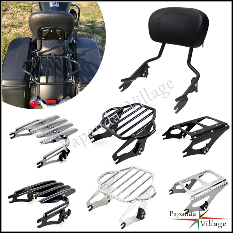 

Съемная подставка для мотоцикла, двухуровневый багажный стеллаж для Harley Touring FLHT FLHR FLTR FLHX 2009-2022