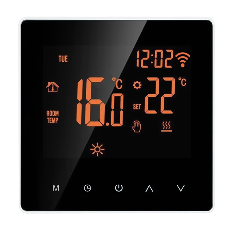 

Wi-Fi Smart Thermostat APP Control LCD Press Screen Week Programmable Electric Floor Heating Thermostat for Home 16A