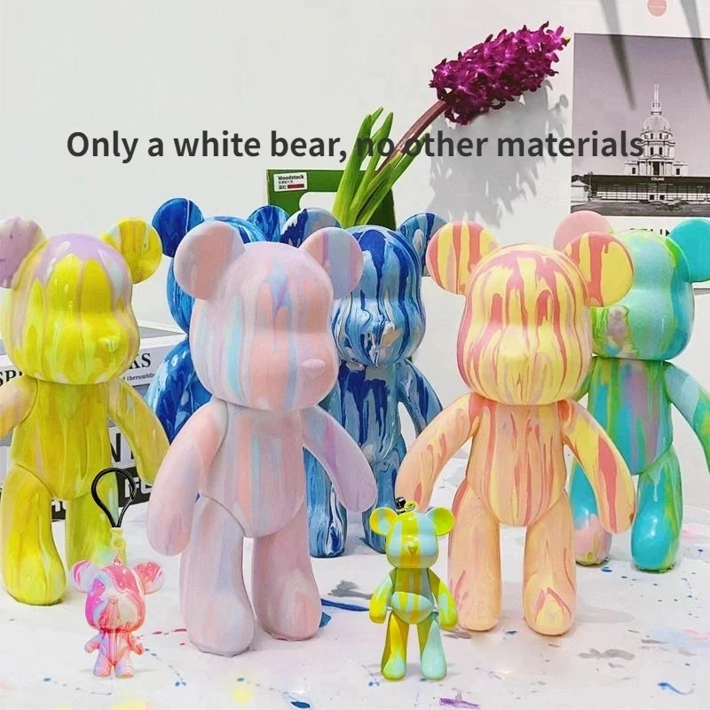 Скульптура медведя сделай сам смола ручная работа украшения живопись граффити