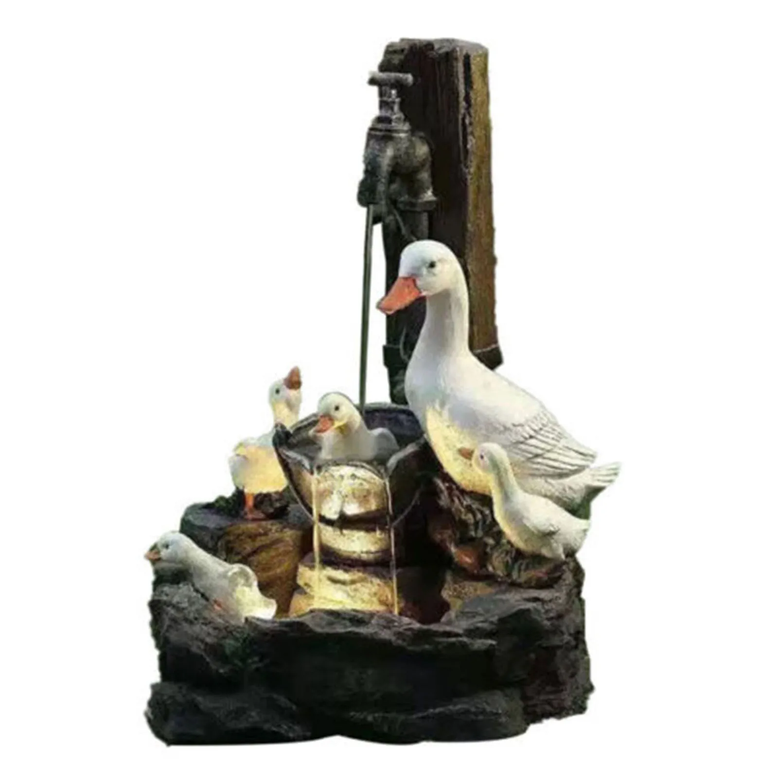 

LED Light Garden Lighted Sculpture Animal Lamp Carton Durability Garden Ornament Outdoor Solar Powered Statues