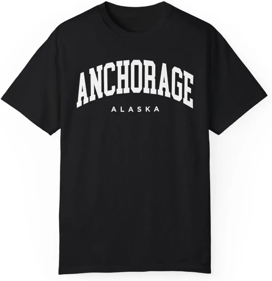 Удобная цветная футболка с коротким рукавом для взрослых anchora Alaska