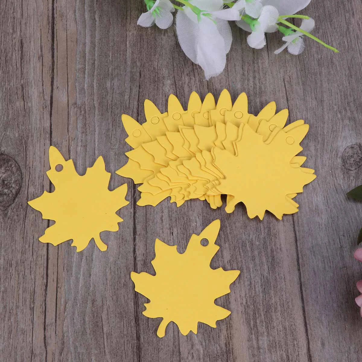 180 шт. бирки из крафт-бумаги Cilindros De Fiestas подарок кленовые листья осень День