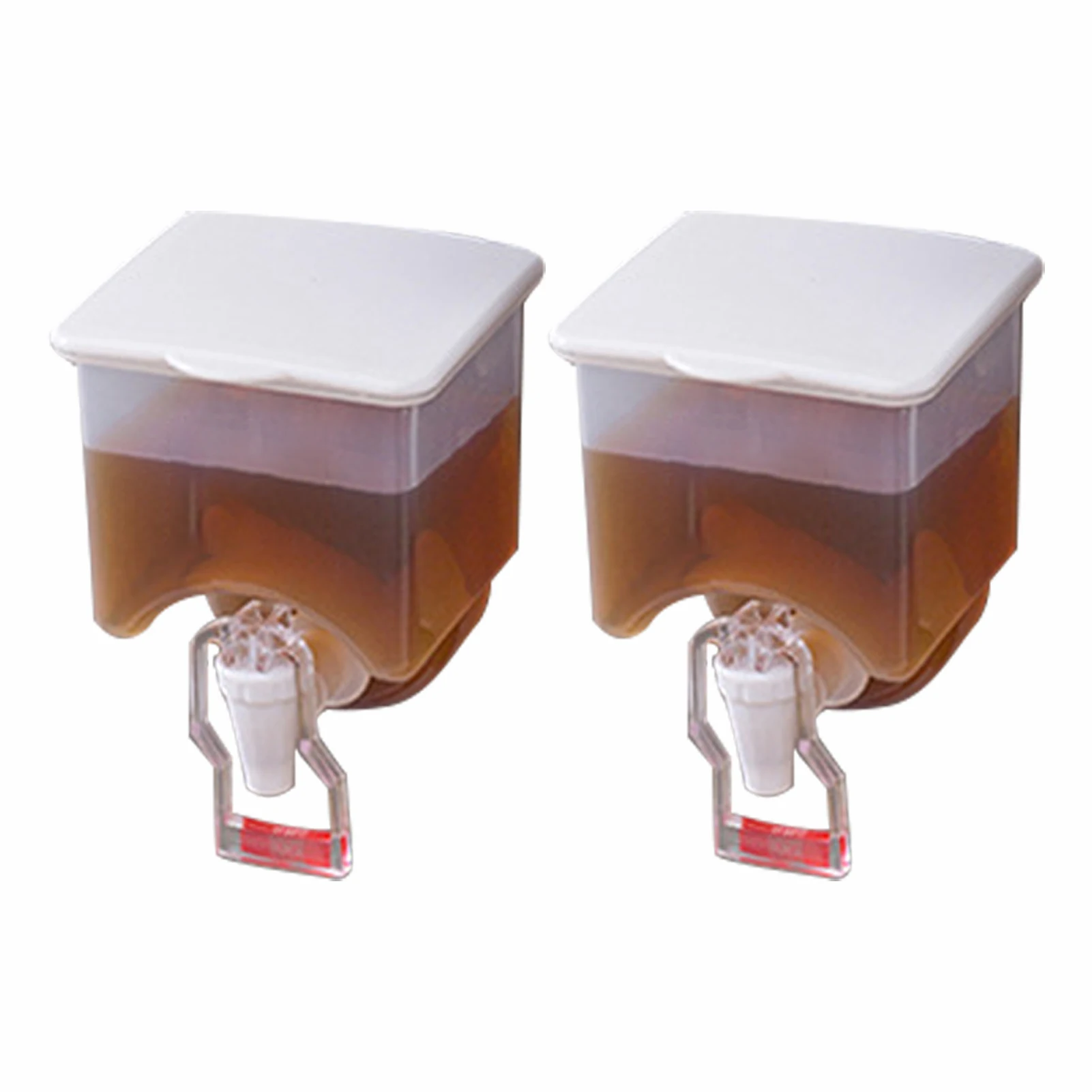 

2pcs Condiment Leakproof Wall Mount Sauce Vinegar Oil Dispenser Space Saving Accessories Kitchen PP Seasoning Jar Cooking Wine