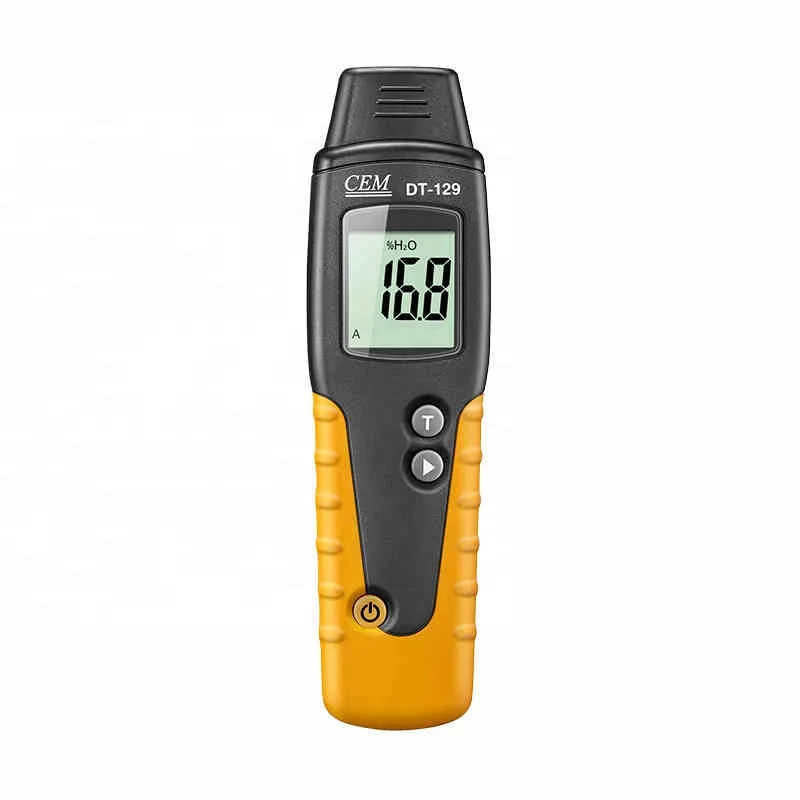

DT-129 Professional Wood Moisture Lumber Moisture Content Measuring Humidity Meter Temperature Humidity Test