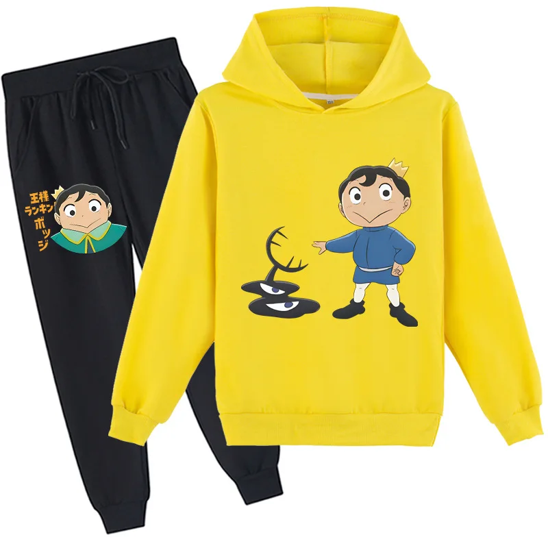 Ranking of Kings Hoodie Kids Kings Ranking Hoodies Sweatpants 2pcs Sets Toddler Girls Sweatshirt LongPants Baby Boy Clothing Set