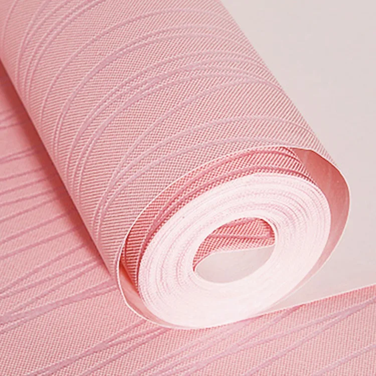 

Factory direct non-woven wallpaper simple living room background wall stripe wave curve Moonlight Forest 7061 wallpaper