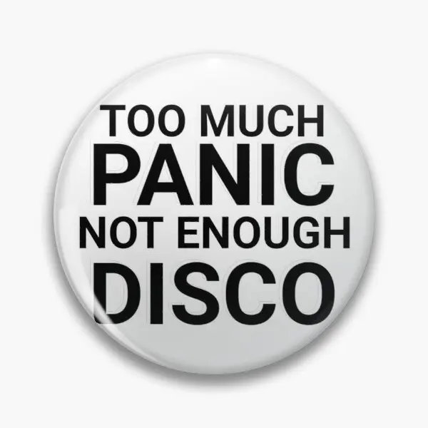 

Too Much Panic Customizable Soft Button Pin Hat Metal Collar Lover Cute Cartoon Brooch Women Clothes Funny Gift Decor Badge