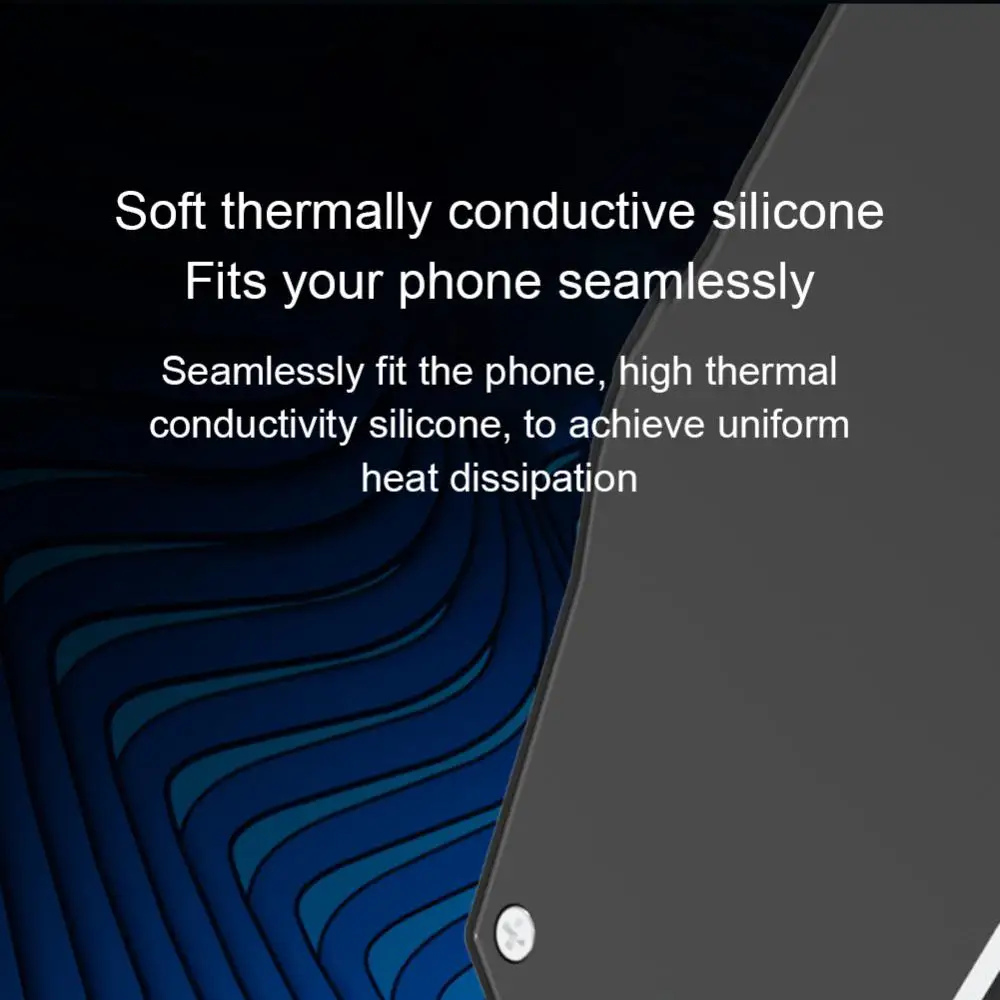 Cooling Artifact Mobile Phone Semiconductor Radiator Mini With Gradient Rainbow Light Effect Cooling Clip Phone Accessories