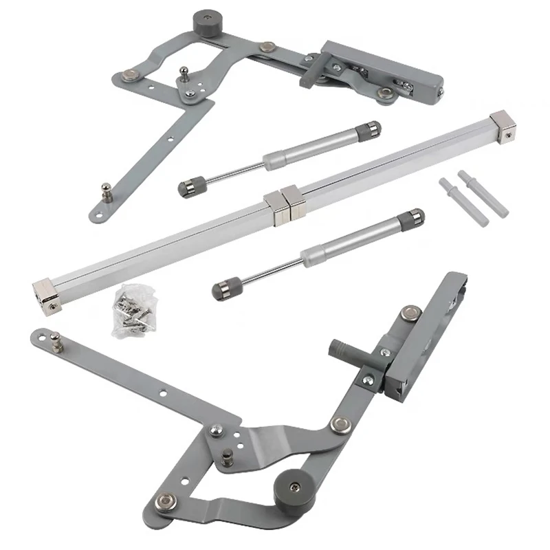 

Мебельная фурнитура Свинвон RYT009 для вертикального подъема серебристого цвета