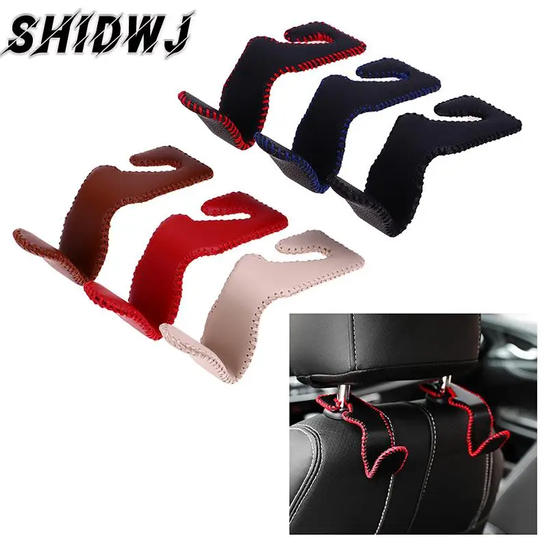 

Универсальные многофункциональные пришитые вручную крючки на подголовник автомобильного сиденья для хранения СУМОЧКИ одежды пальто авто...