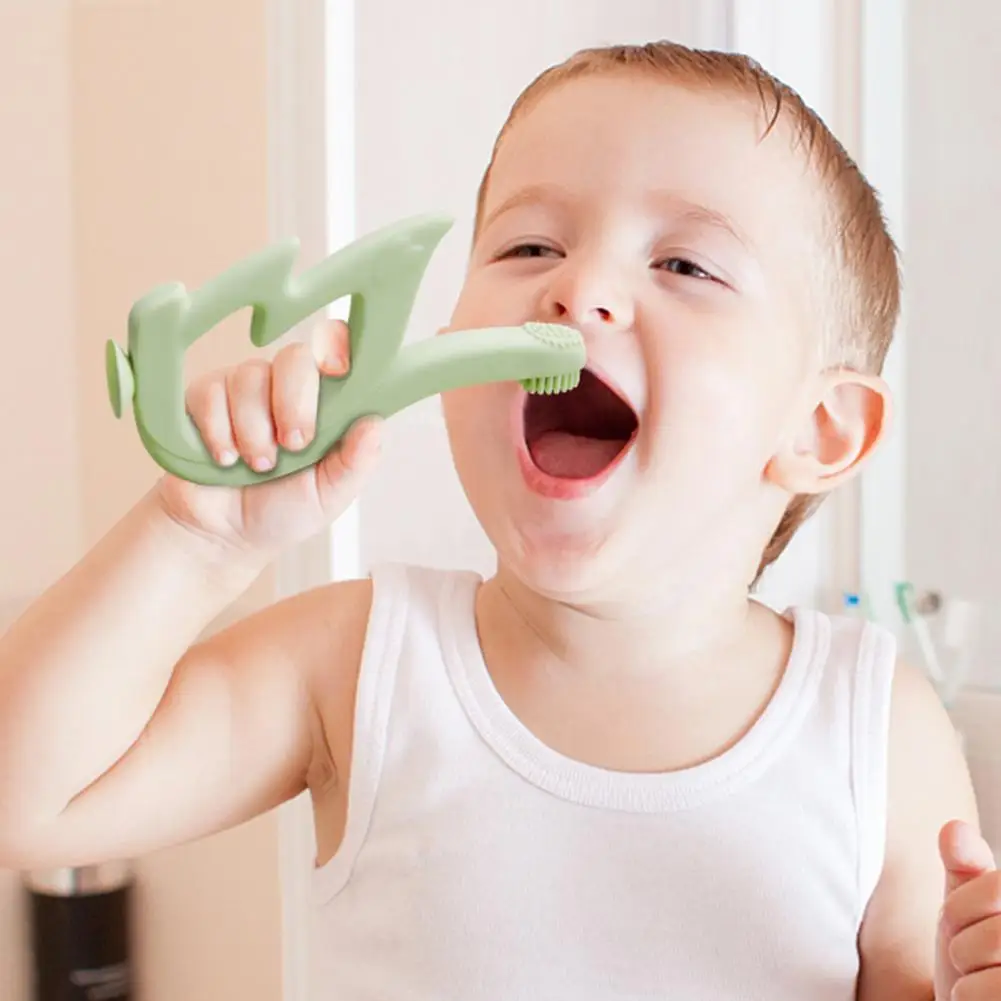 

BPA-Free Sturdy 360 Degrees Oral Teeth Cleaning Kids Toothbrush for Parents