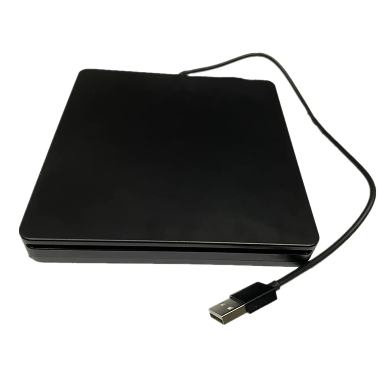 

USB 2.0 Slim External 8X DVDRW DVD CD RW ROM Writer Burner Drive for Mac PC Laptop Desktop Tray Mount Portable