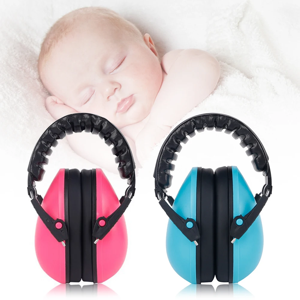 

Kids Soundproof Earmuffs Hearing Protection Noise Cancelling Muffs Folding Baby Sleeping Ear Protector Cover Ear Defender