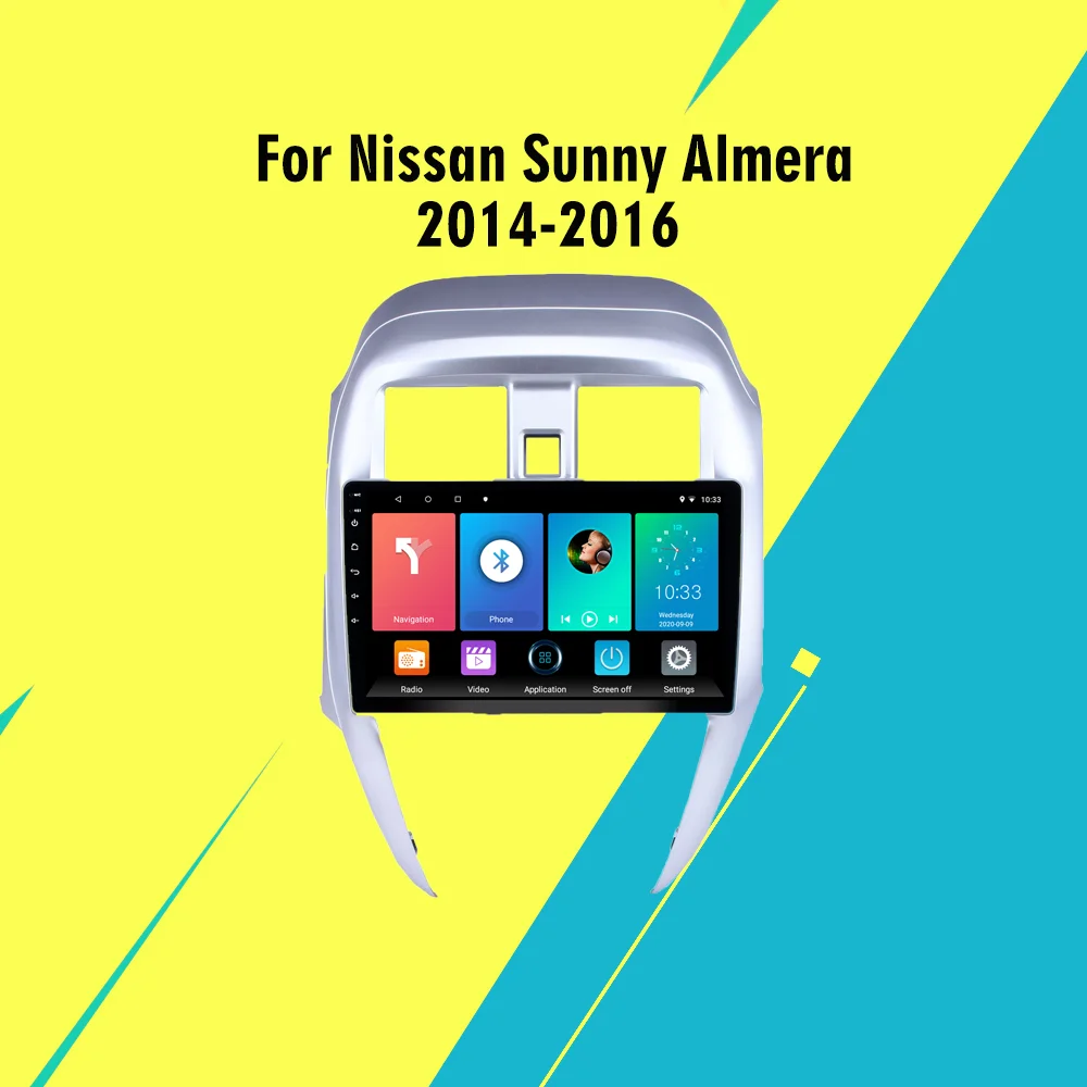 

For Nissan Sunny Almera 2014-2016 Car Multimedia 4G Carplay 2 Din Auto Radio GPS Android 8.1 With Bluetooth WIFI USB
