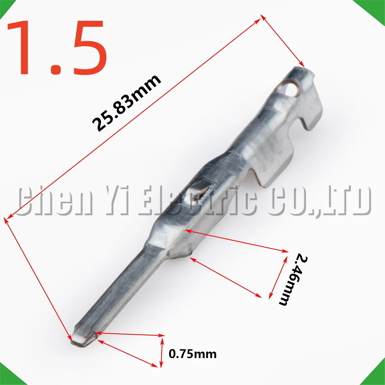 

50 шт. 1,5 мм обжимные штифты для проводов «папа» или «мама» для 33012-2001 33000-0002, автомобильные разъемы, вилка жгута проводов