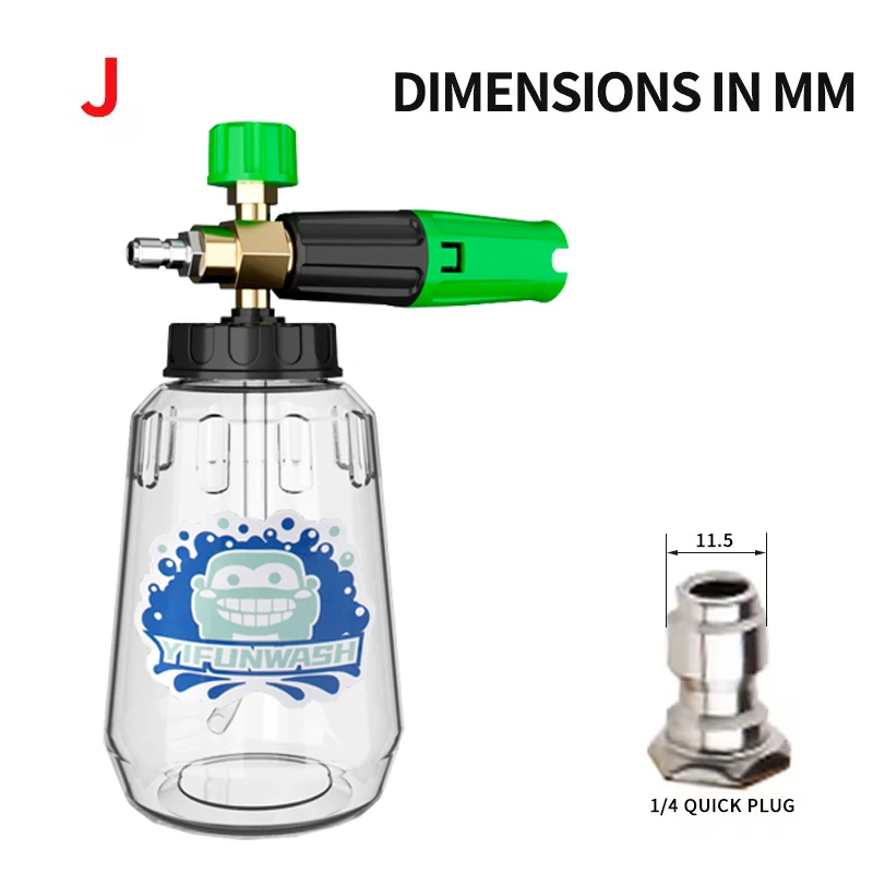 

мойка высокого давления пеногенератор для мойки пистолет для мойки высокого давления пеногенератор для karcher керхеры для мойки авто автомойка Пенная насадка для автомойки высокого давления Karcher Nilfisk Lavor Bosch