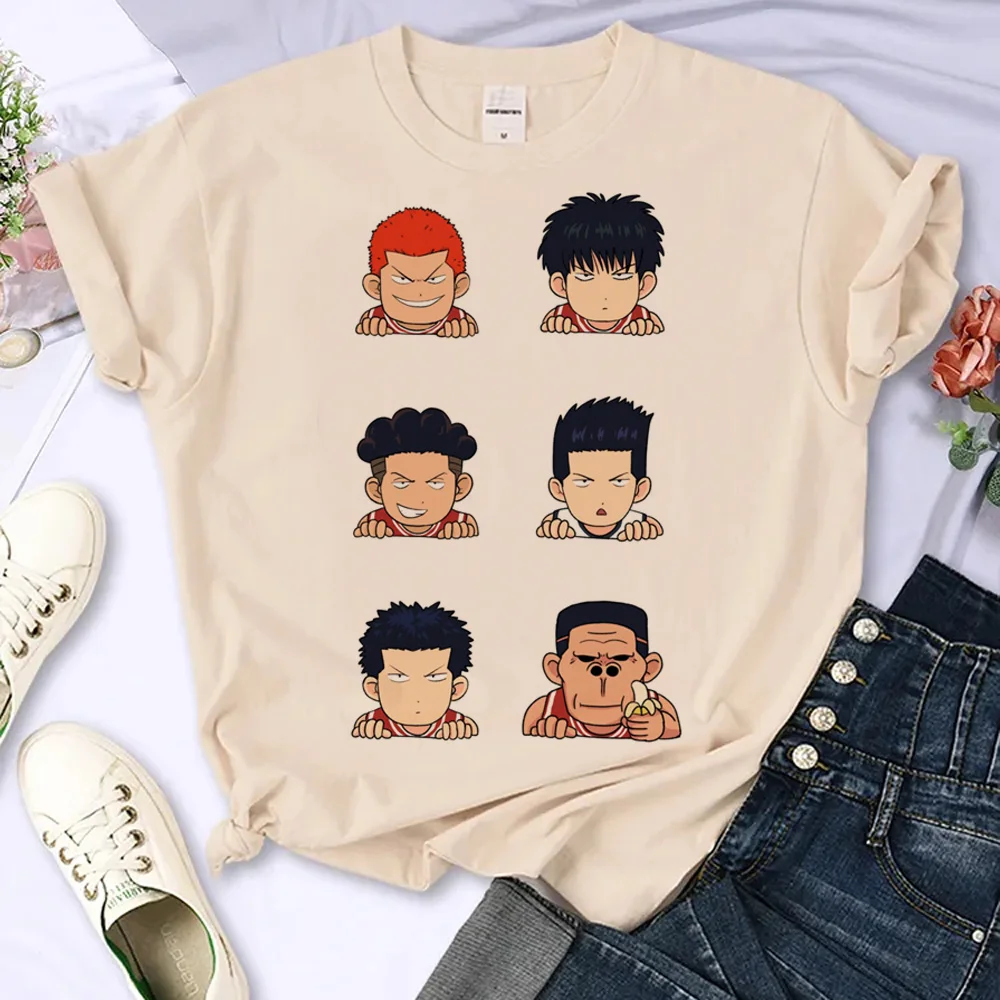 

Футболка Slam Dunk, Женский комикс, топ, Женская графическая одежда