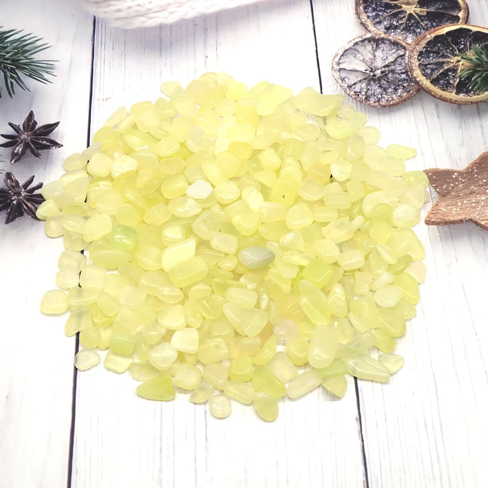

50/100g Natural Xiuyan Jade Crystal Crushed Stone Irregular Mineral Healing Gravel Specimen Suitable For Aquarium Home Gem Decor