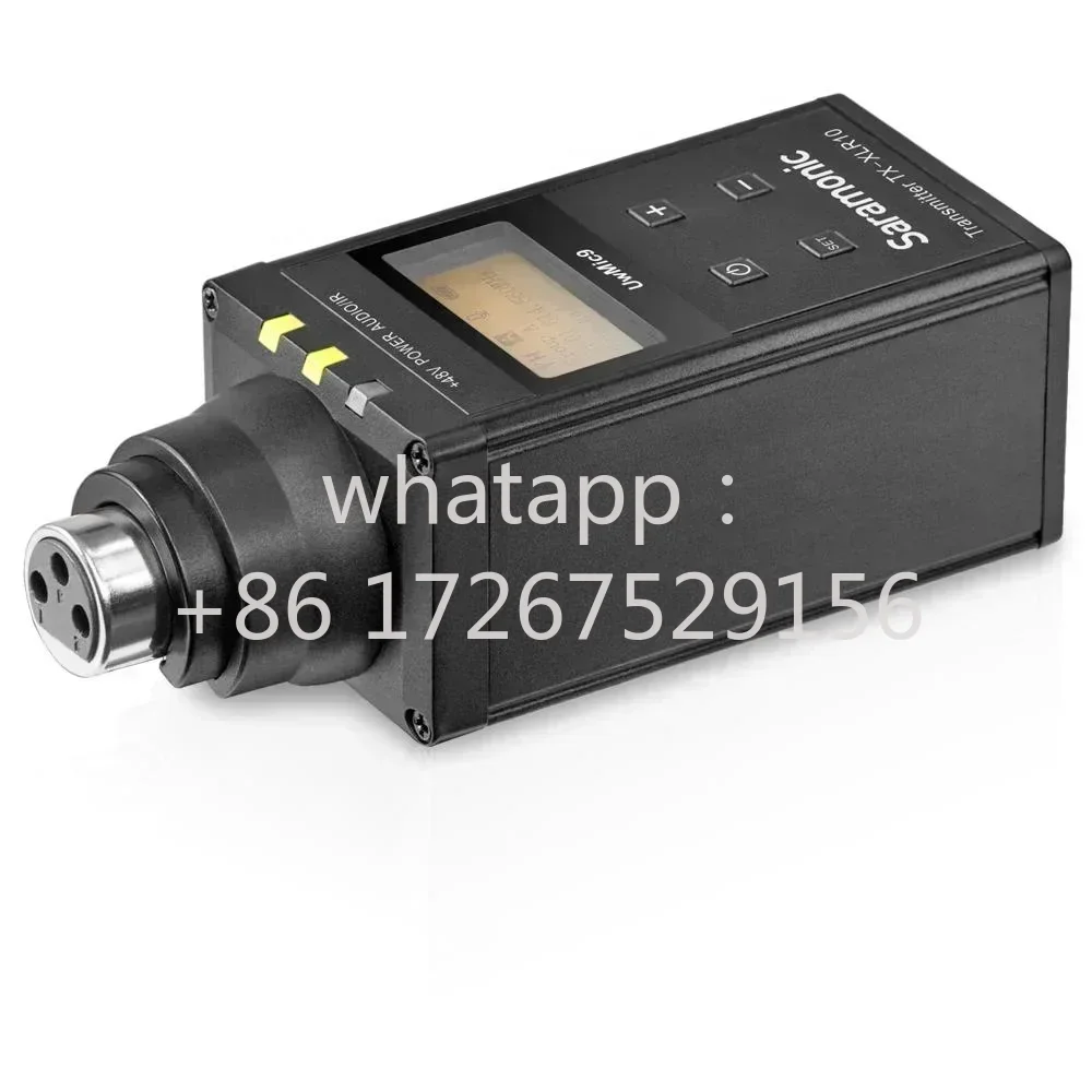 Saramonic UwMic9 TX-XLR9 UHF PLUG-ON XLR МИКРОФОННЫЙ ПЕРЕДАЧ С МОЩНОСТЬЮ ФАНТОМ 48 В для RECEIVER RX9