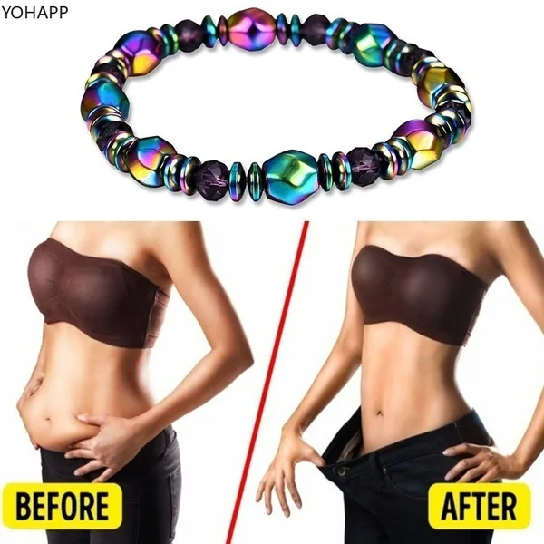 

Colorful Stone Bracelet New Magnet Hand Woven String Magnetic Therapy Bracelet Weight Loss Slimming Health Care jewelry