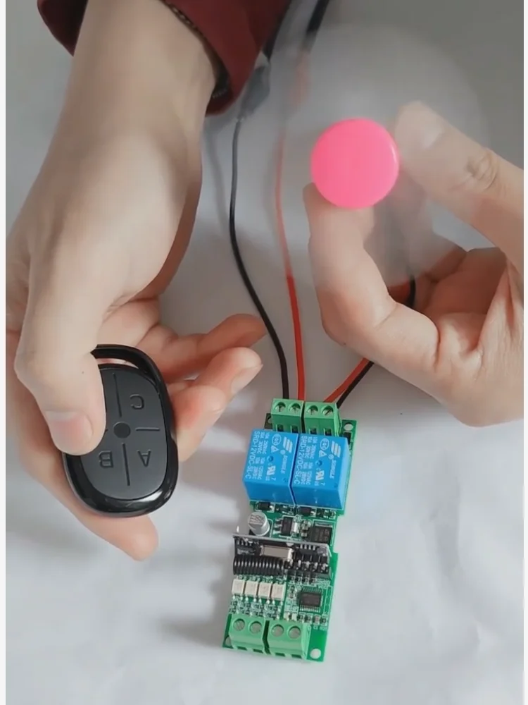 Моторный контроллер постоянного тока 12 В 24 с прямым обратным вниз 433 МГц