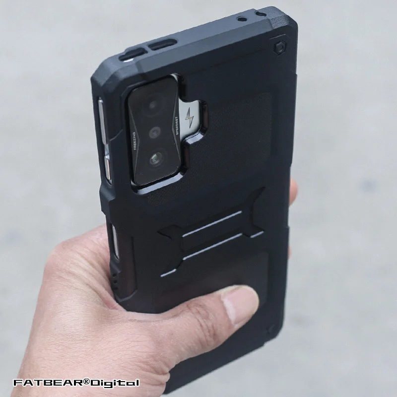 Фото FatBear для Xiaomi Redmi K50 K50 Pro K50 игровая версия Тактический военный класс прочный ударопрочный армированный кожаный чехол №2