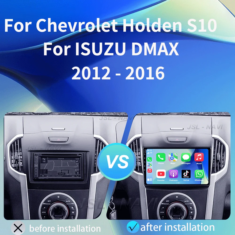 Фото Автомобильный радиоприемник Android 15, автомобильный плеер для Chevrolet Holden S10 TRAILBLAZER COLORADO ISUZU DMAX, GPS, аудио, мультимедиа, стерео B №3