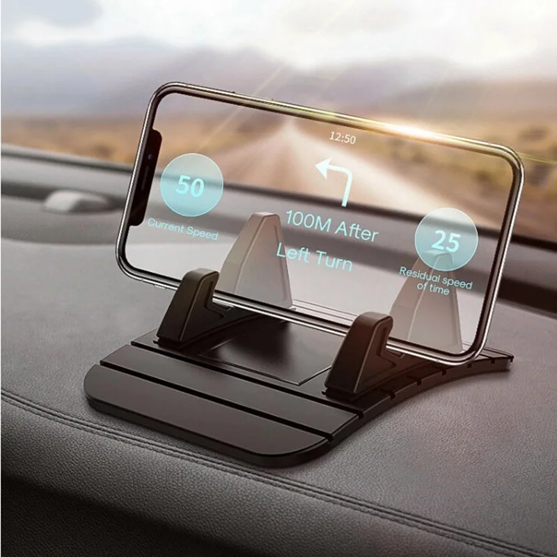 

Silicone Car Mobile Phone Holder Anti-slip Mat Pad Dashboard Stand Mount For iPhone Samsung Xiaomi Huawei Universal bracket Pad