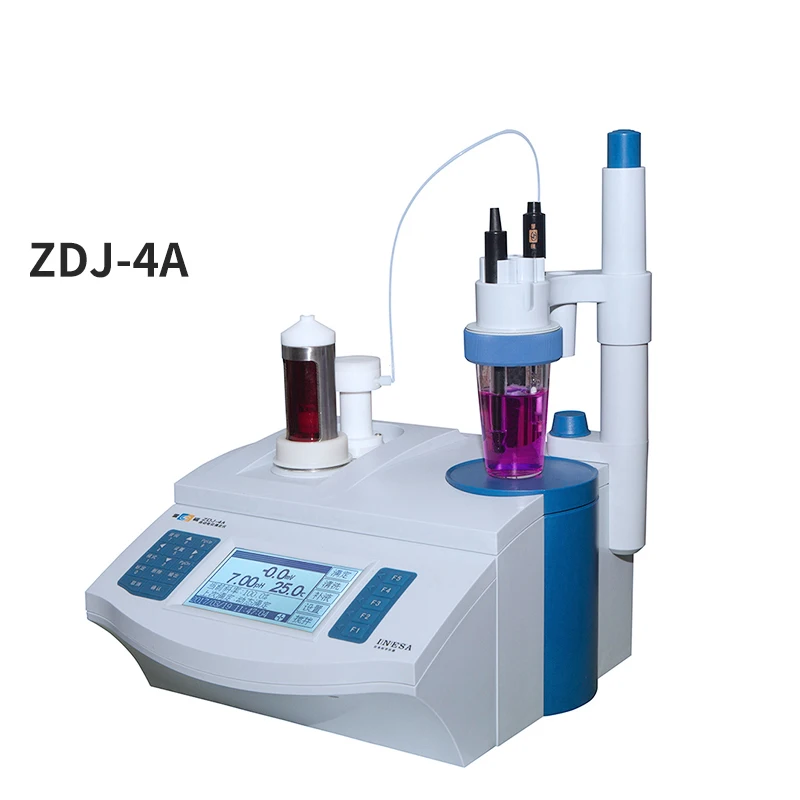 Фото Объемный потенциометрический титратор ZDJ-4A/4B, настольный, с цифровым дисплеем, автоматический №3