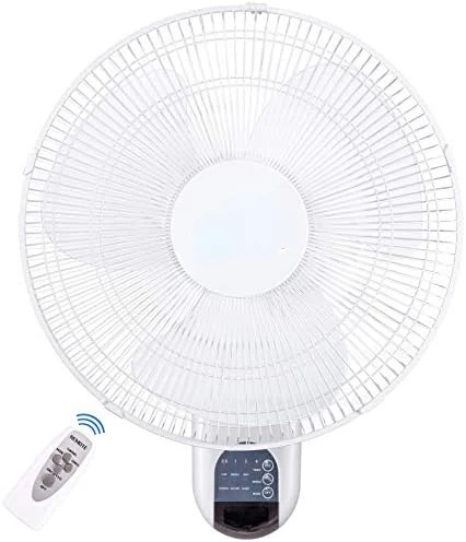 

Inch Oscillating Mount Fan Remote Control Included 3 Speed 2650 CFM 6 FT Cord UL Safety Listed