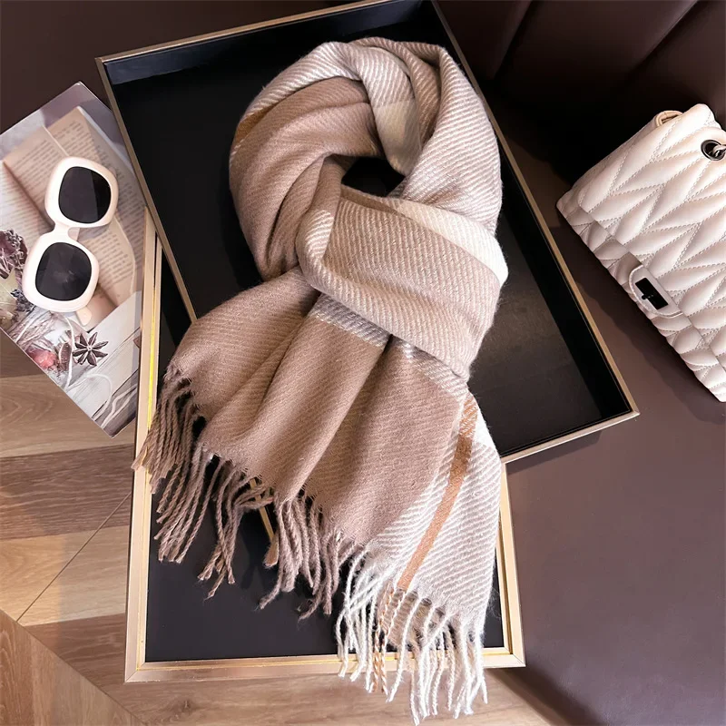 Женский модный шарф Корейская версия все с британскими классическими шахматами