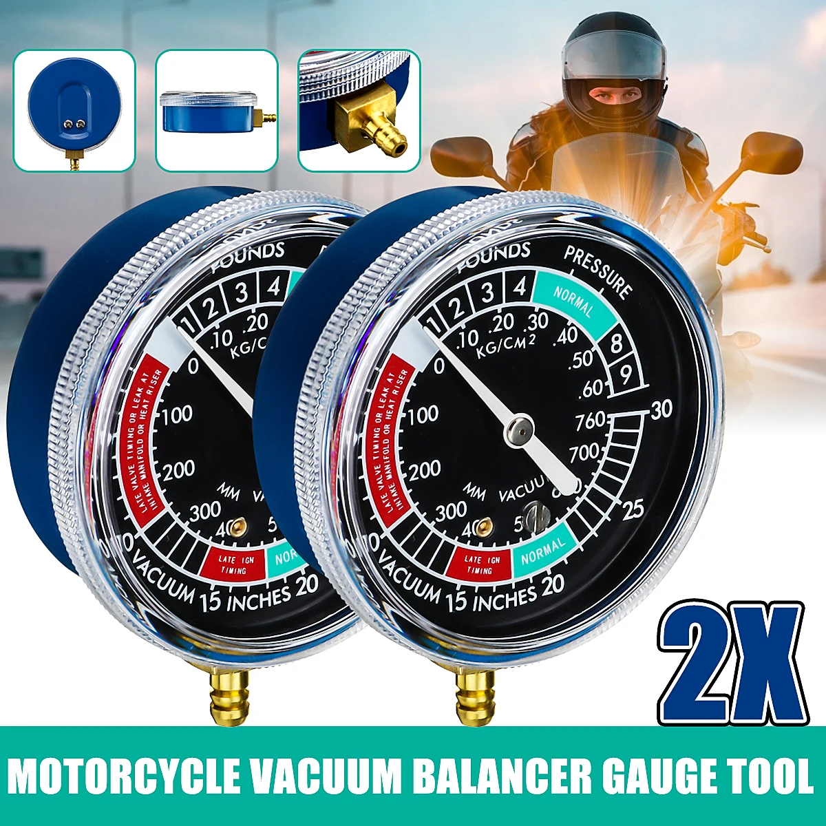 

4Pcs Universal Motorcycle Carburetor Vacuum Gauge Balancer Synchronizer Sync Gauge Tool W/Hose Kit For Honda/Yamaha/Suzuki