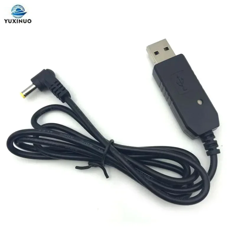 Кабель USB для зарядки аккумулятора BaoFeng UV-5R с индикатором заряда для раций UV-82, UV-S9, BF-UVB3, F8HP Plus, а также для любительских радиостанций (art.: 3920d7eeacdde) - 3920d7eeacdde