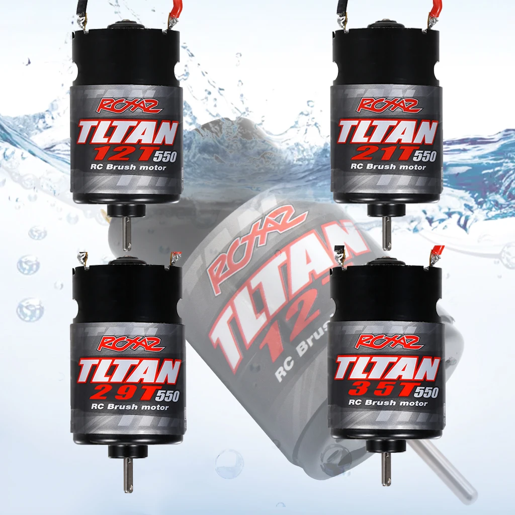 Водонепроницаемый 550 матовый Мотор 12T 21T 29T 35T для 1:10 RC Crawler Wltoys Axial Kypsho HSP SCX10 AXI03007 JL 90046 TRX4 TRX6 автомобиль