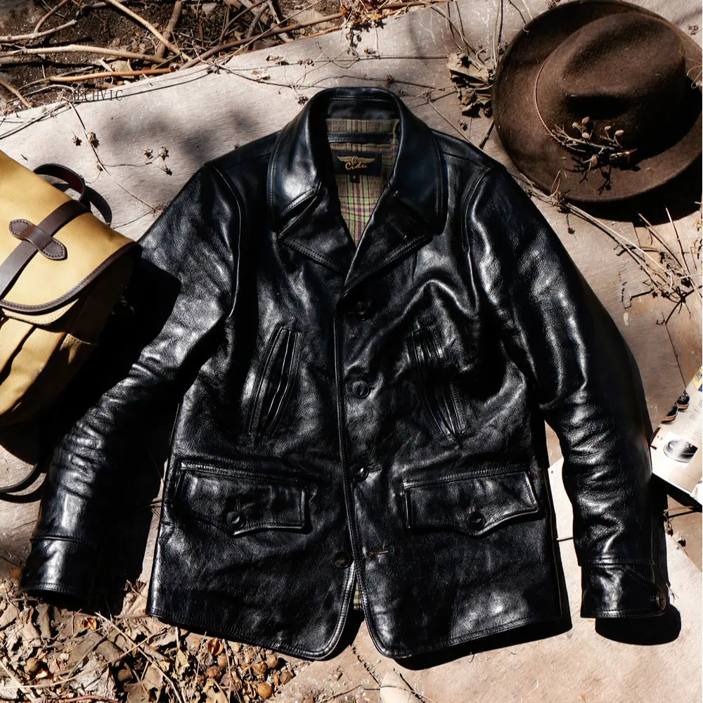 

Cddzn1 ler descrição! Tamanho asiático super qualidade superior couro de cavalo genuíno fino clássico horsehide elegante