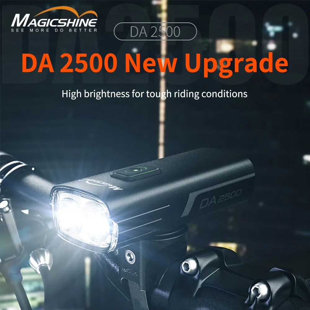 

Перезаряжаемый велосипедный Фонарь Magicshine DA2500 люмен Type-C