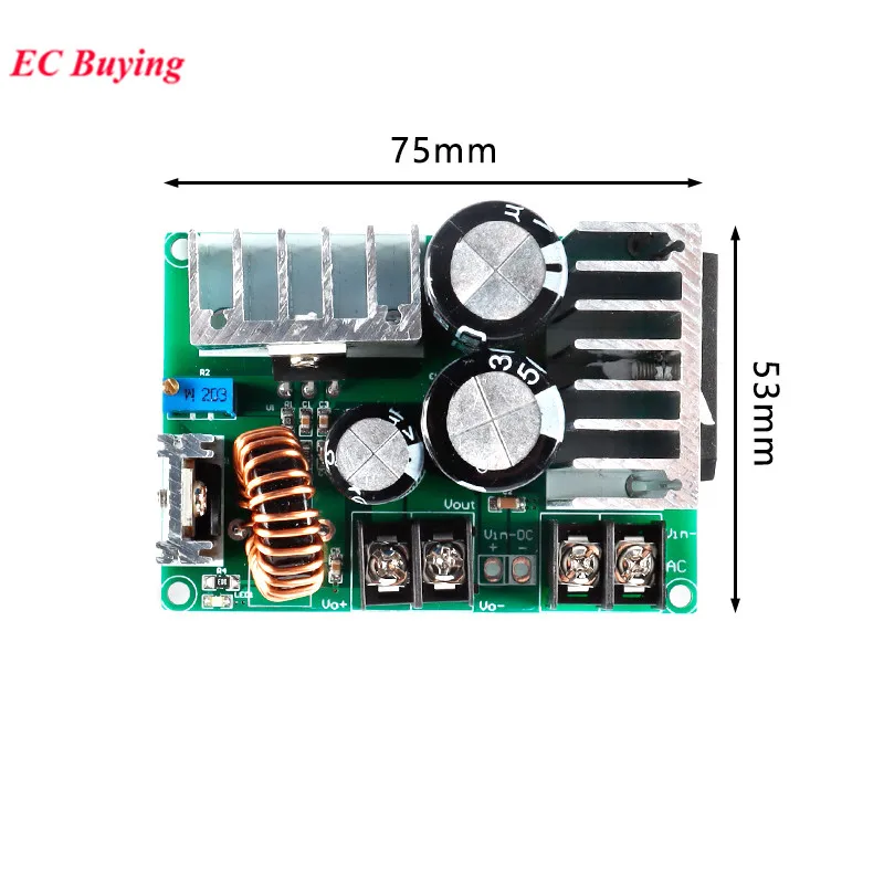 XL4016 DC-DC 6A 80W 3V 3.3V 5V 12V 24V AC-DC понижающий преобразователь Регулируемый модуль питания Регулируемая плата низкого напряжения (art.: 3920cc93138fe) - 3920cc93138fe