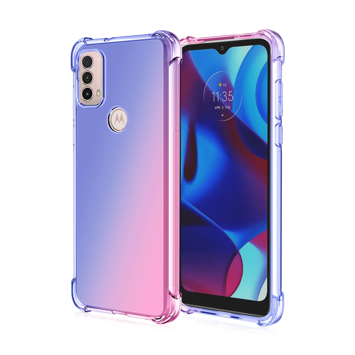

Case for Lenovo K14 Plus K13 K12 Pro Note Cute Gradient Phone Case Slim Anti Scratch Flexible TPU Cover Protective Case