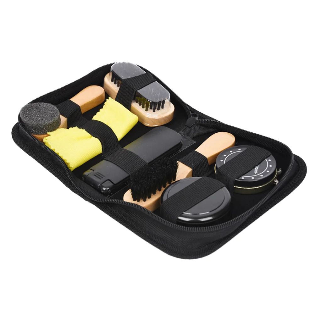 

8Pcs Brush Set Practical Shoe Care Tool Shoe Shoe Brush for