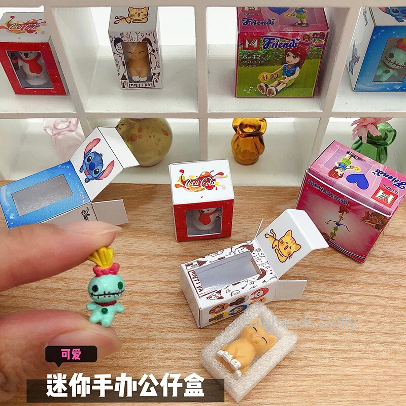 1:12 Doll House Mini Action Figure (can Be Opened Out) Model for Doll House Scene Toy Accessories
