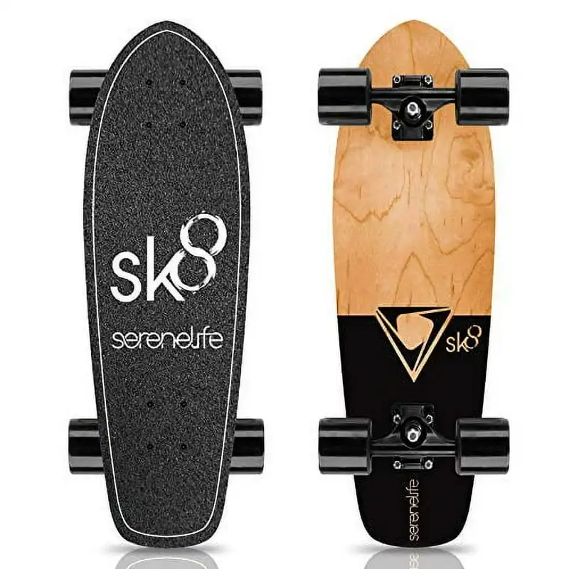 

Скейтборд из канадского и бамбукового клена, 6 дюймов, мини-круизер, скейтборд, предназначенный для подростков и взрослых ()