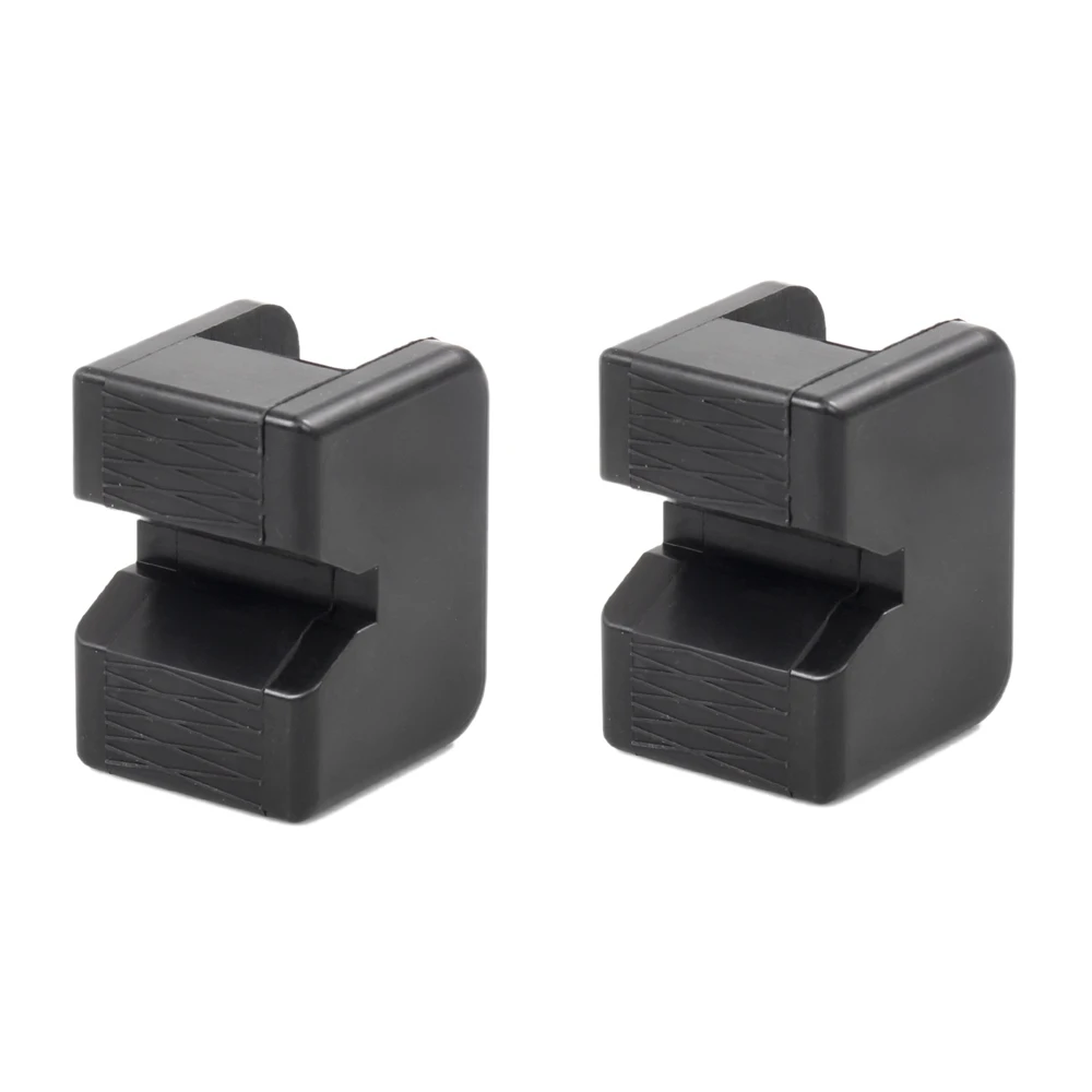 

2Pcs Universal Rubber Slotted Jack Pad Jack Lift Pad Adapter Tool Adapter ​For 2-3 Ton Frame Stand Rail Pinch