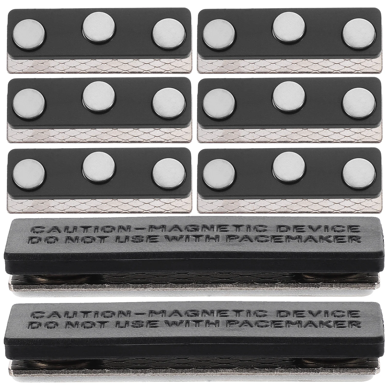 

8pcs Name Tag Magnetic Backing Magnetic Name Tag Holder Plastic Name Badge Holder