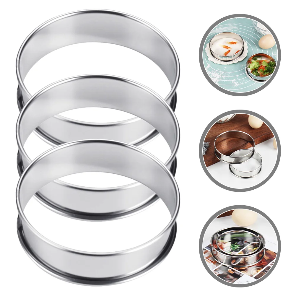 

Ring Rings Pizza Round Pastry Molds Muffinbaking Circle Cake Mousse Dough Pancakestuffing Cooking English Crumpet Biscuit