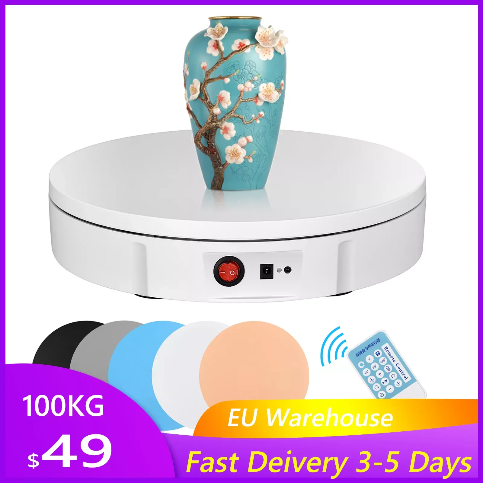 

Вращающаяся на 110-220 В Электрическая витрина с зеркалом, вращающаяся на 360 градусов подставка для ювелирных изделий, батарея для фотографии, ...