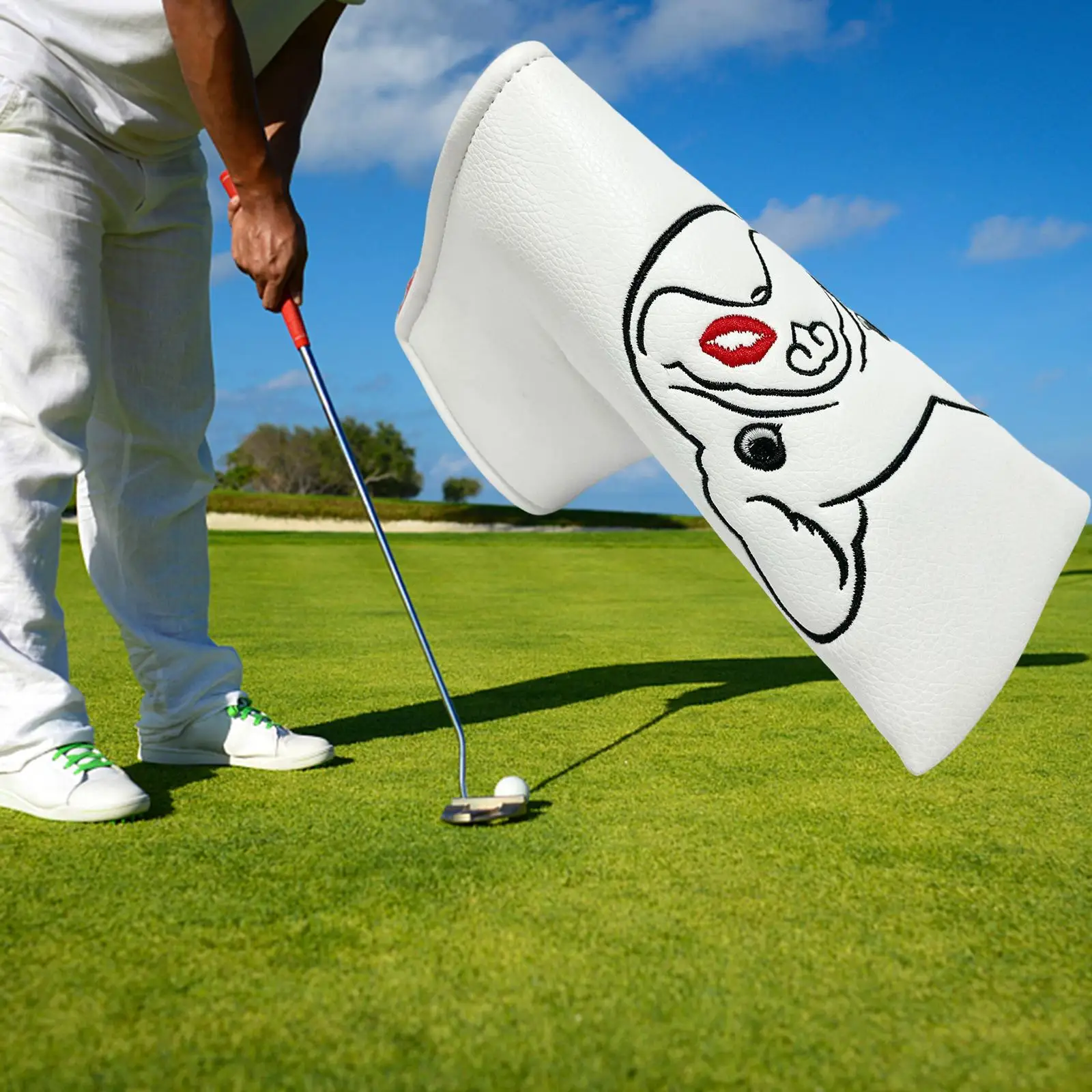 

Golf Club Headcovers Socks Golf Blade Putter Head Cover for Men Golfers Gift