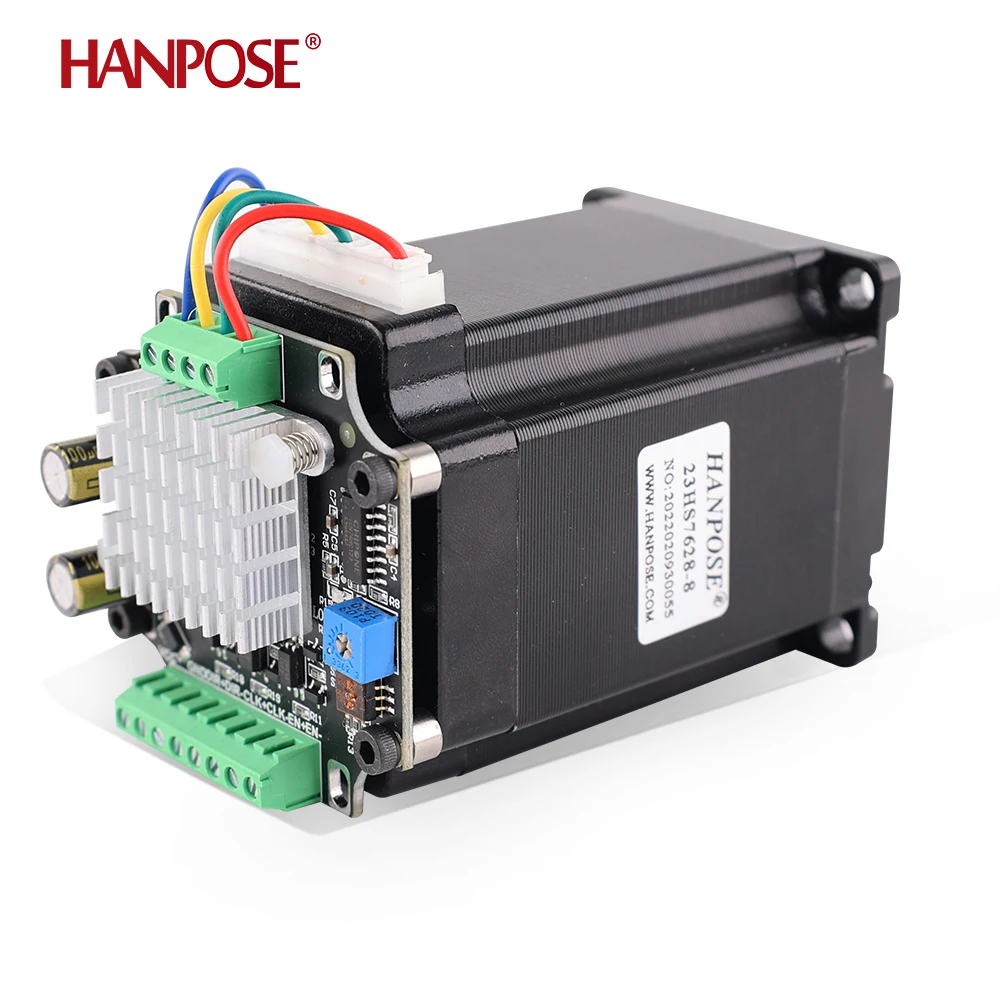 23HS7628-DRV NEMA23 Шаговый двигатель 2 8 А Четырехпроводной шаговый с микро-задним