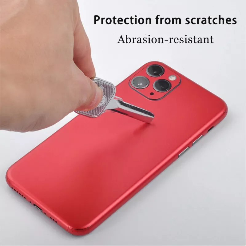 

Free Shipping Surface For iPhone 7 8 XS XR Back Film Thin Screen Protector Protective Stickers Cover Color Paster Rear Decorativ