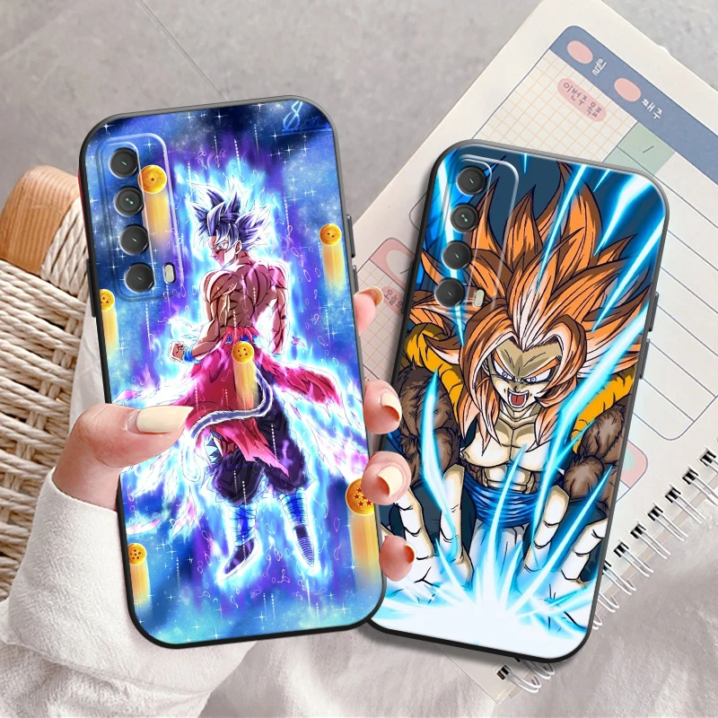 

Japanese Anime Dragon Ball Phone Case For Huawei Honor 7A 7X 8 8X 8C 9 V9 9A 9X 9 Lite 9X Lite Back Black Soft Funda