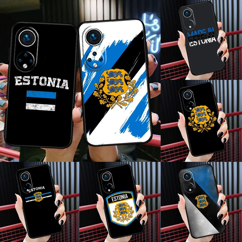 

Estonia Coat of Arms Emblem For Huawei P20 P30 P40 P50 Pro Lite P Smart Z 2019 Nova 9 Nova 5T Case For Honor 50 Cover